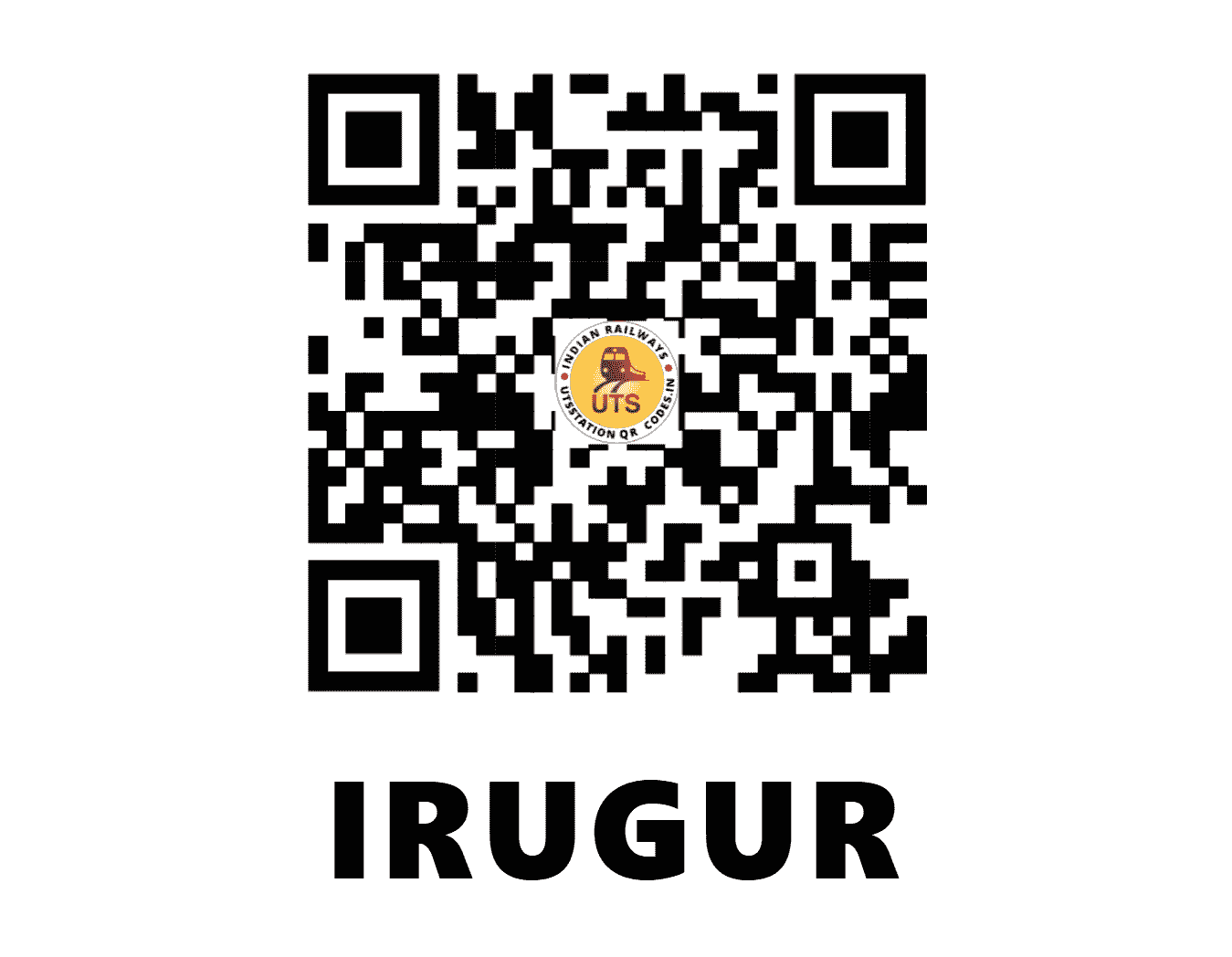 UTS QR Code for IRUGUR - IGU (SR - TAMIL NADU)